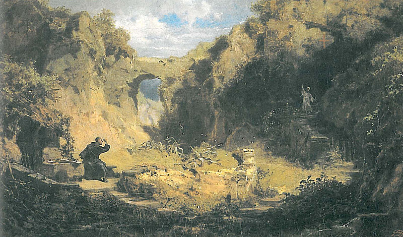 Carl Spitzweg Streitende Einsiedler